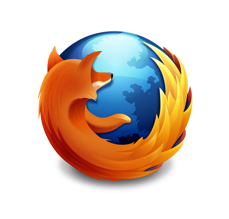 Click on the Firefox logo to download